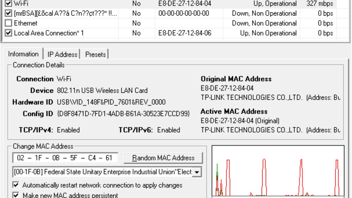 Mac Address Changer Download Xp